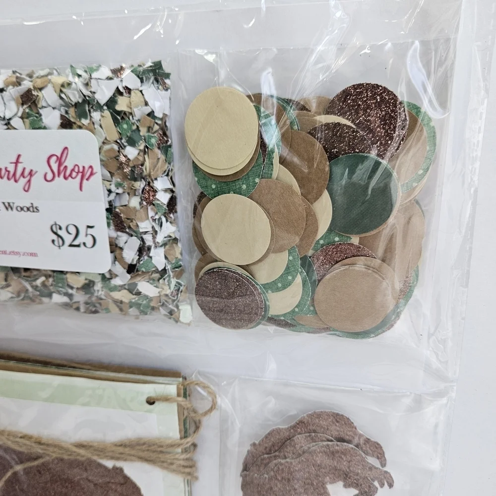 Baby Bear Party Decorations Set with Confetti and Banners